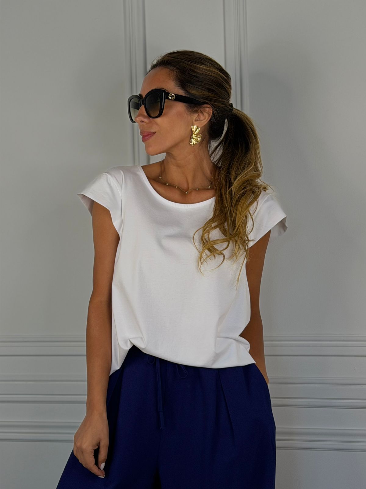 Polera Copenhague blanco