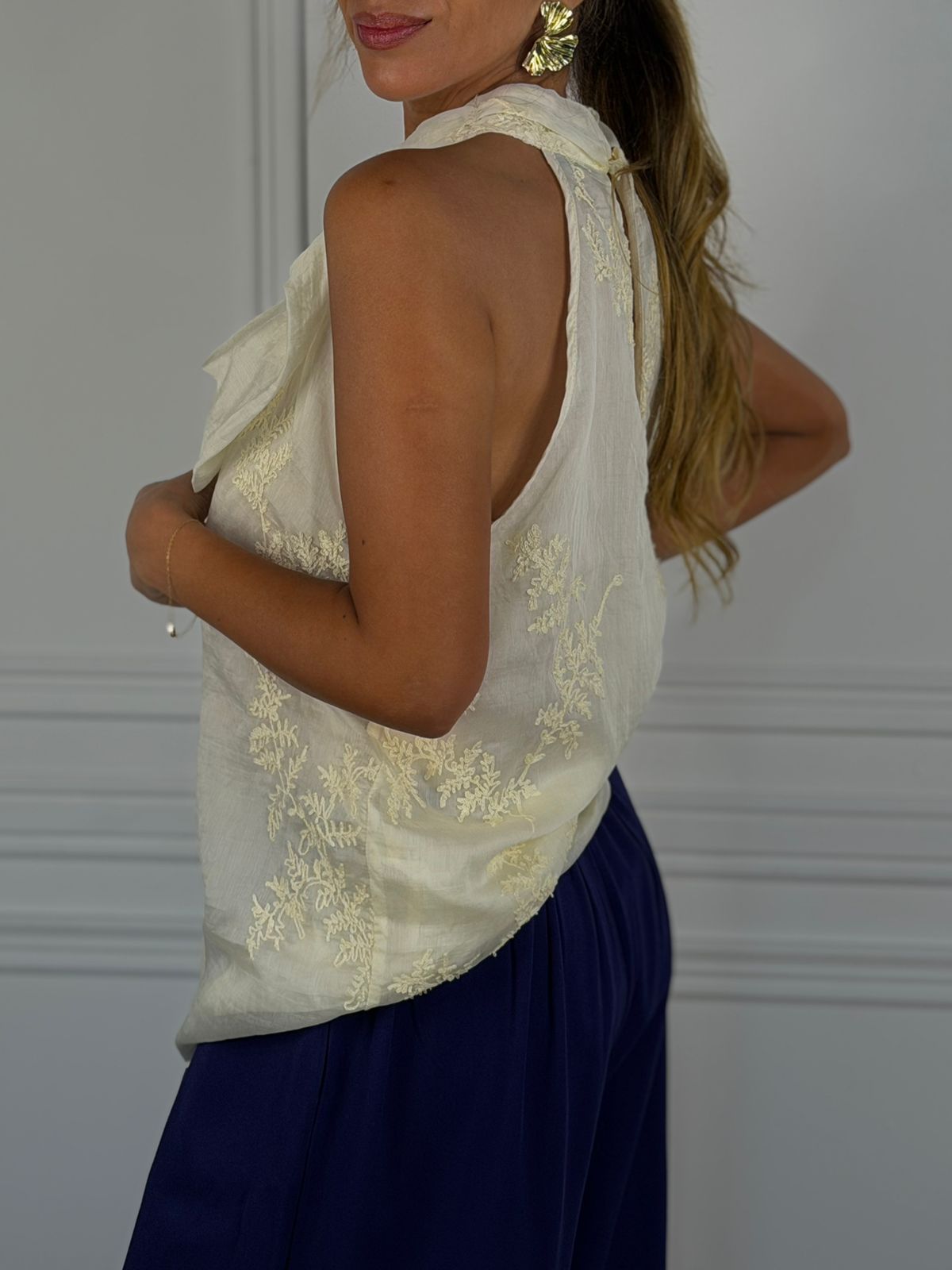 Blusa Dunquerque beige