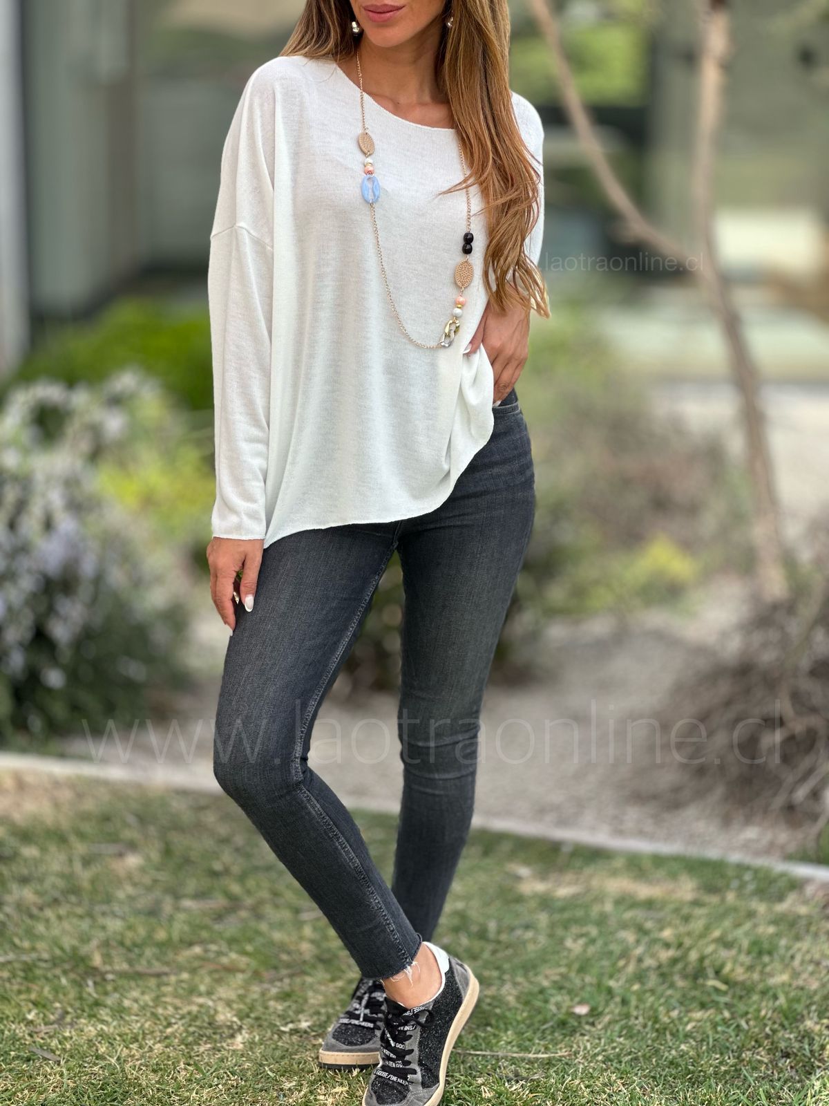 Polera Deli blanco