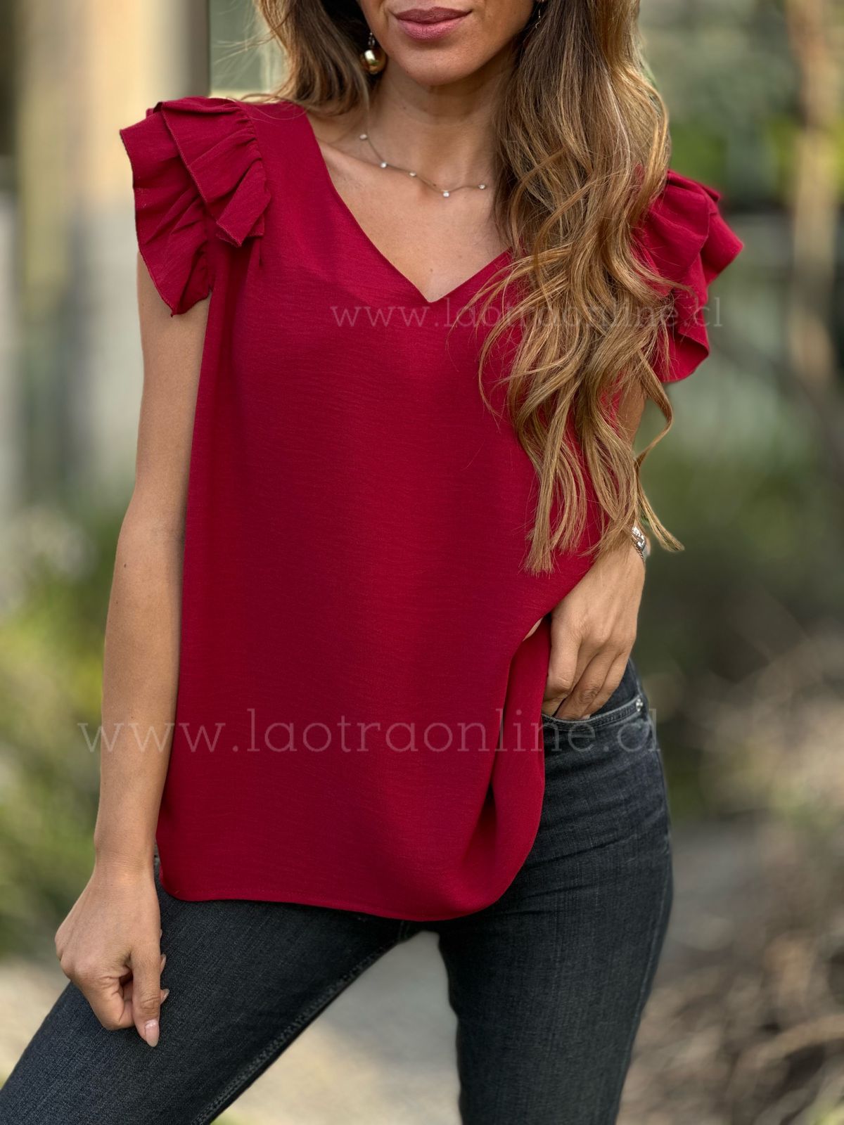 Polera Canadá cherry