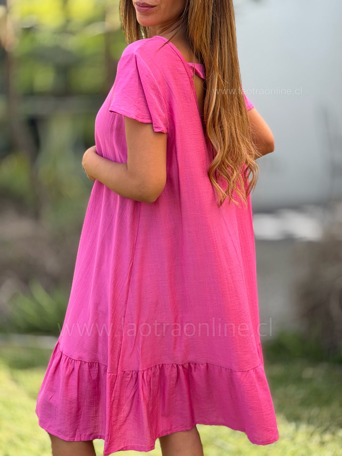 Vestido Sevilla fucsia