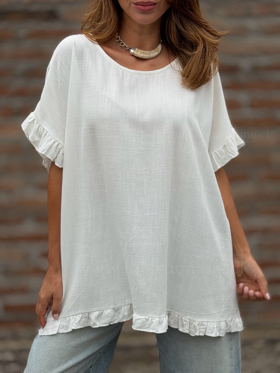 Polera Dublin blanco
