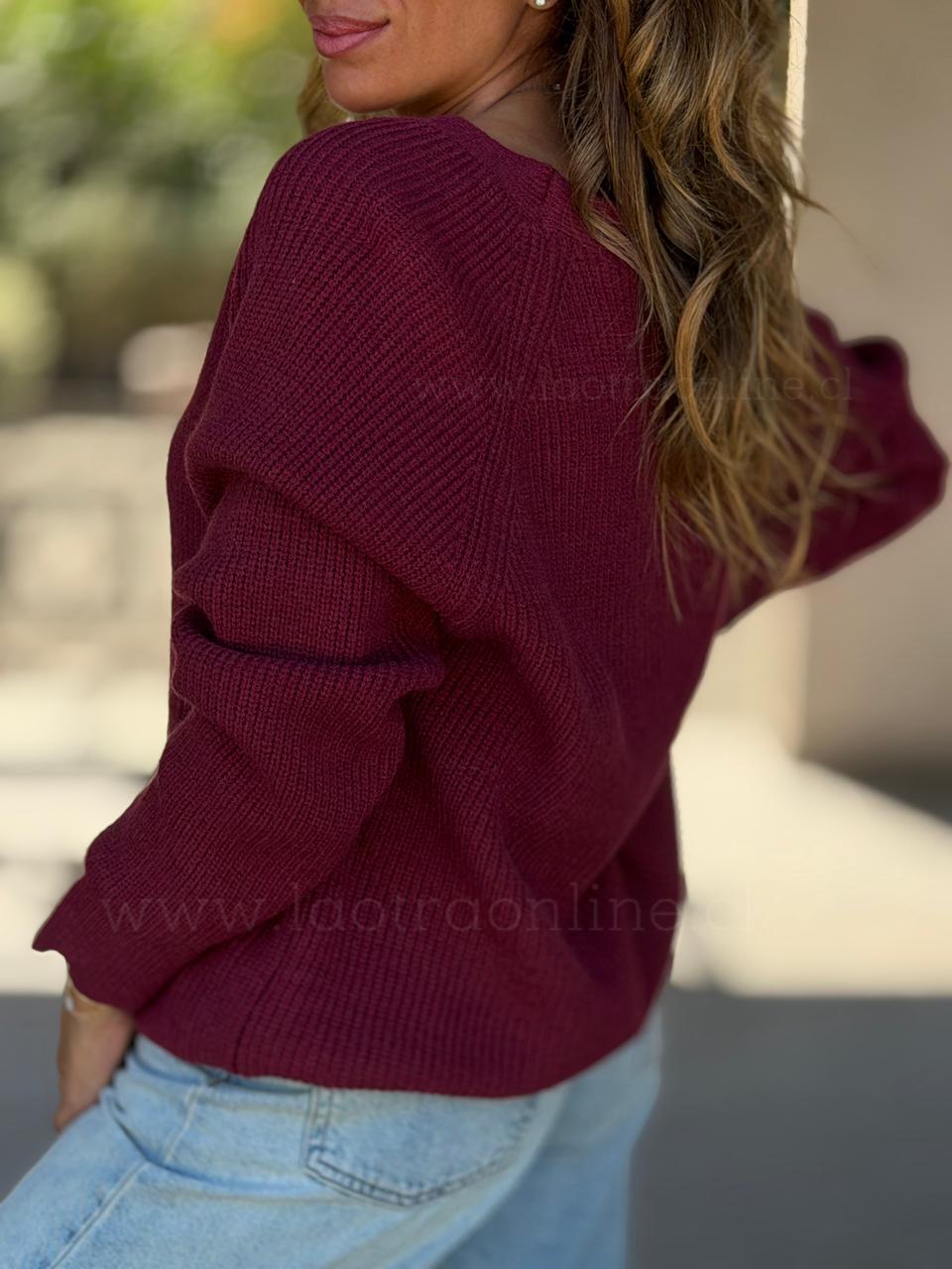 Chaleco Venecia cherry