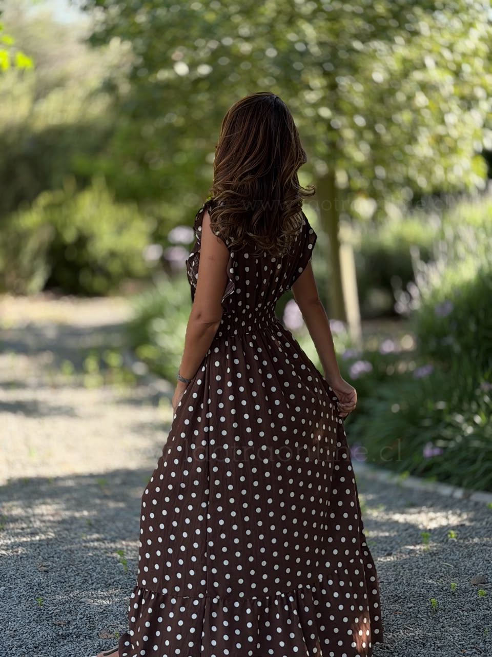 Vestido Lunar Increíble marron