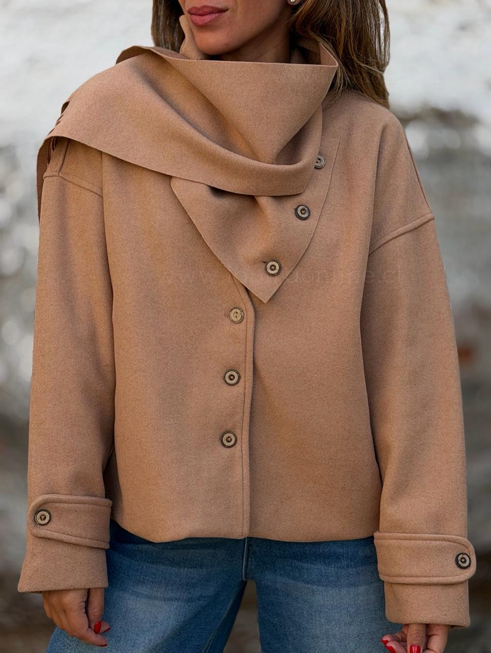 Abrigo Dubai camel - S