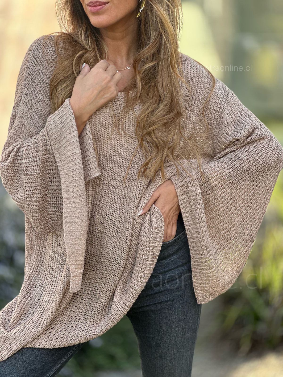 Sweater Bohemio camel