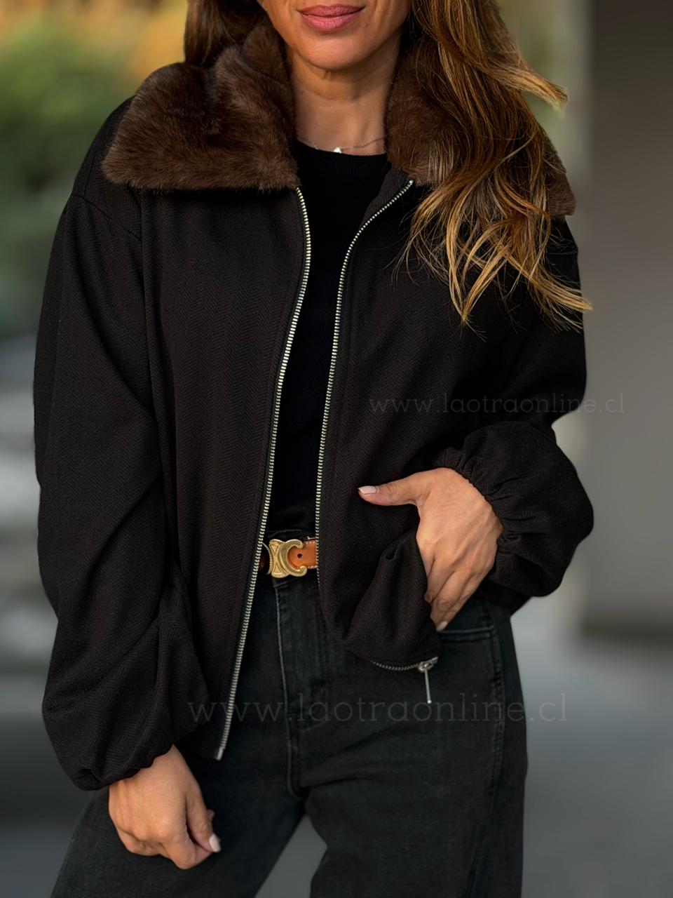 Chaqueta globo Maryland negro