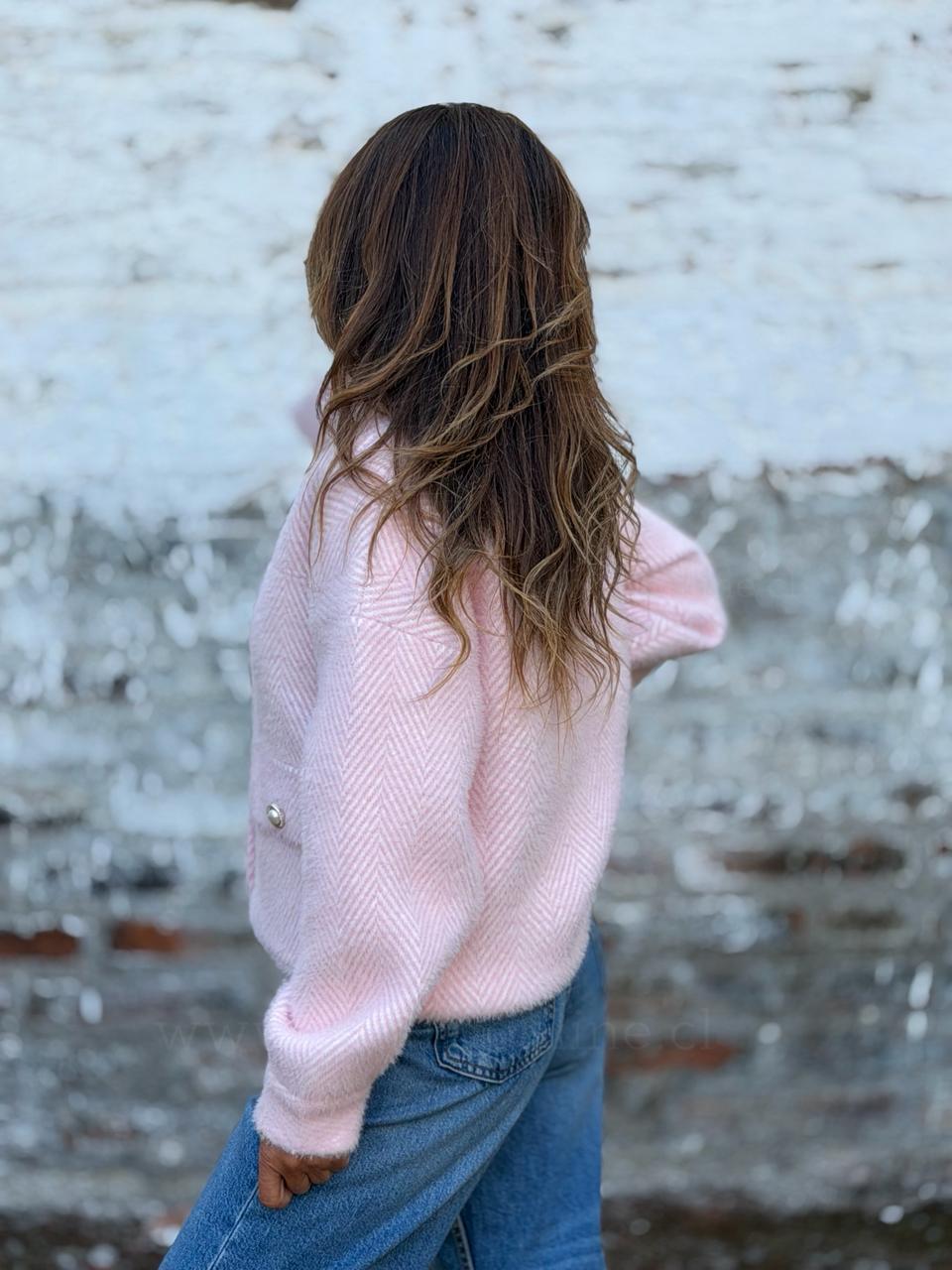 Abrigo Mali rosa