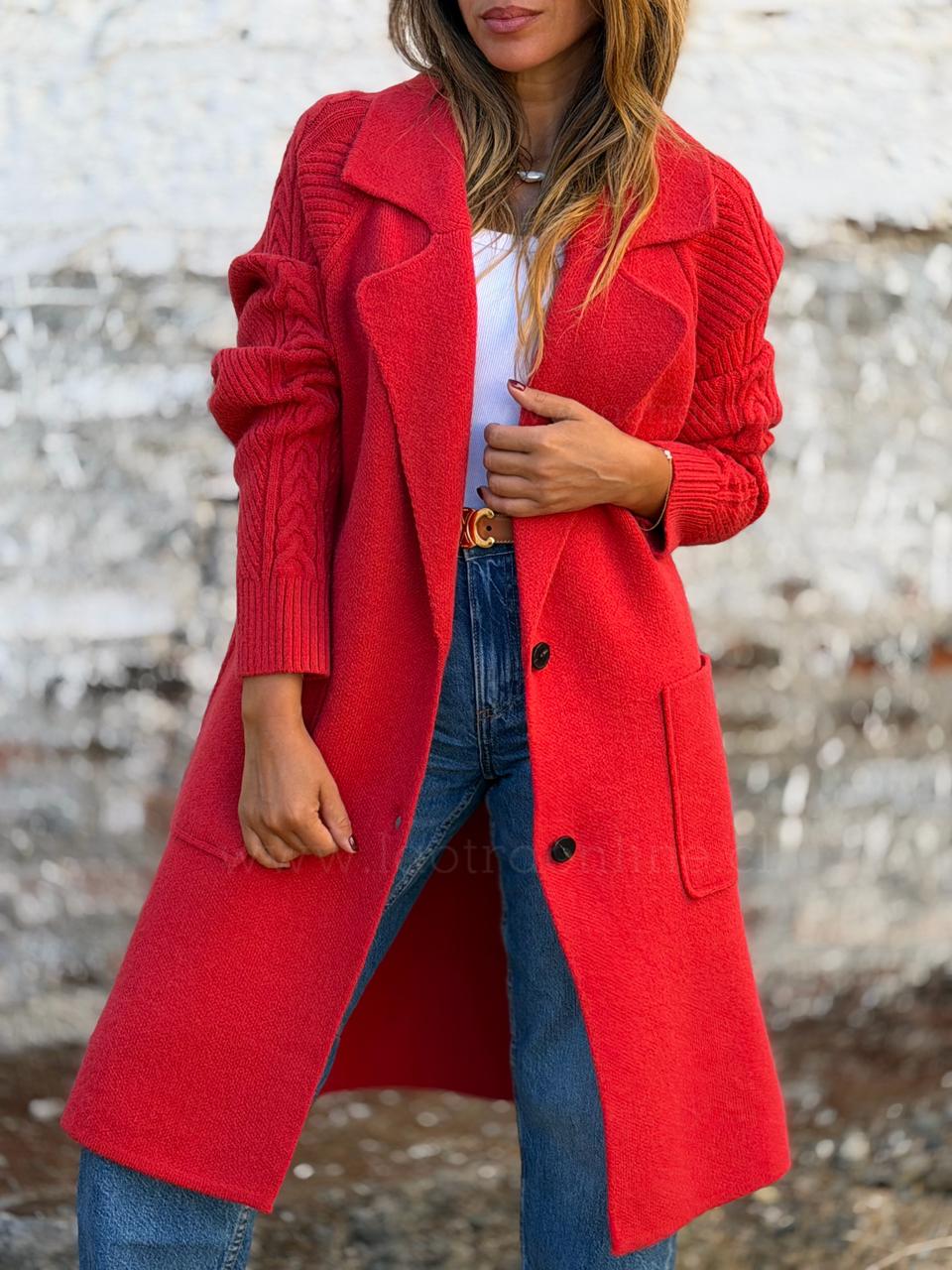 Abrigo Cleopatra rojo