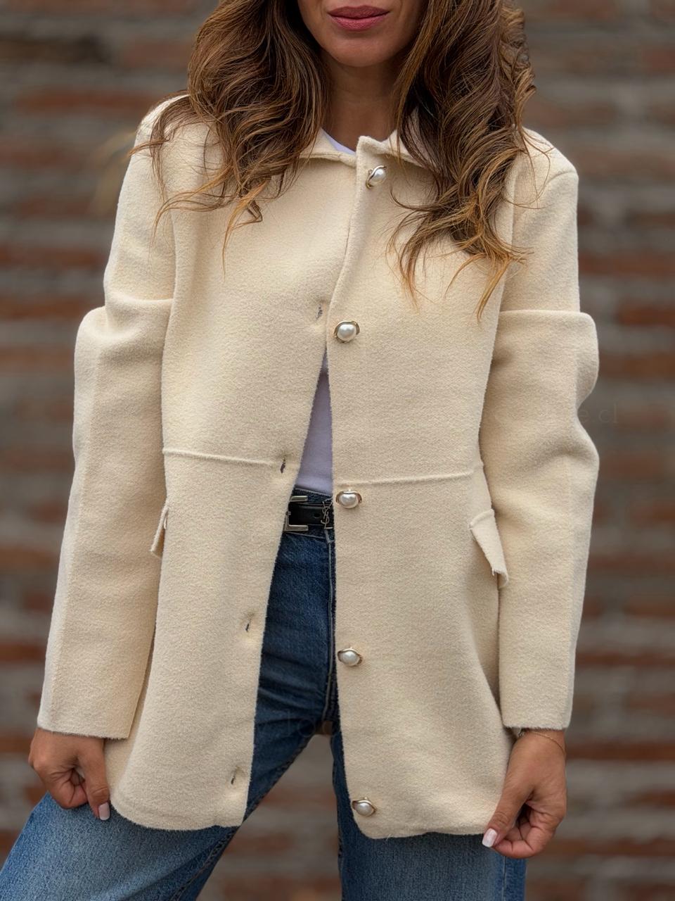 Abrigo Princesa crema