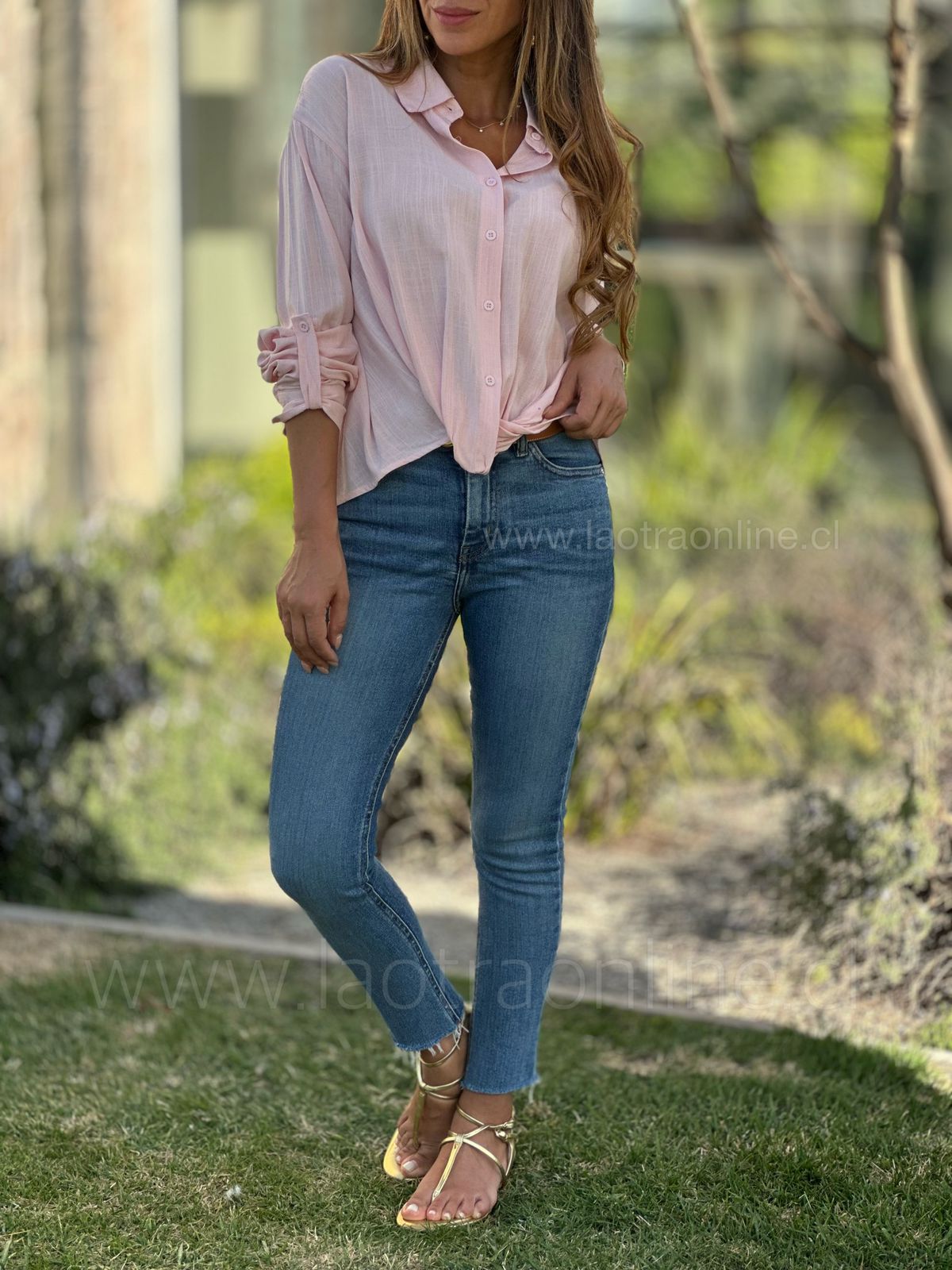 Blusa Nudo Coqueto rosa