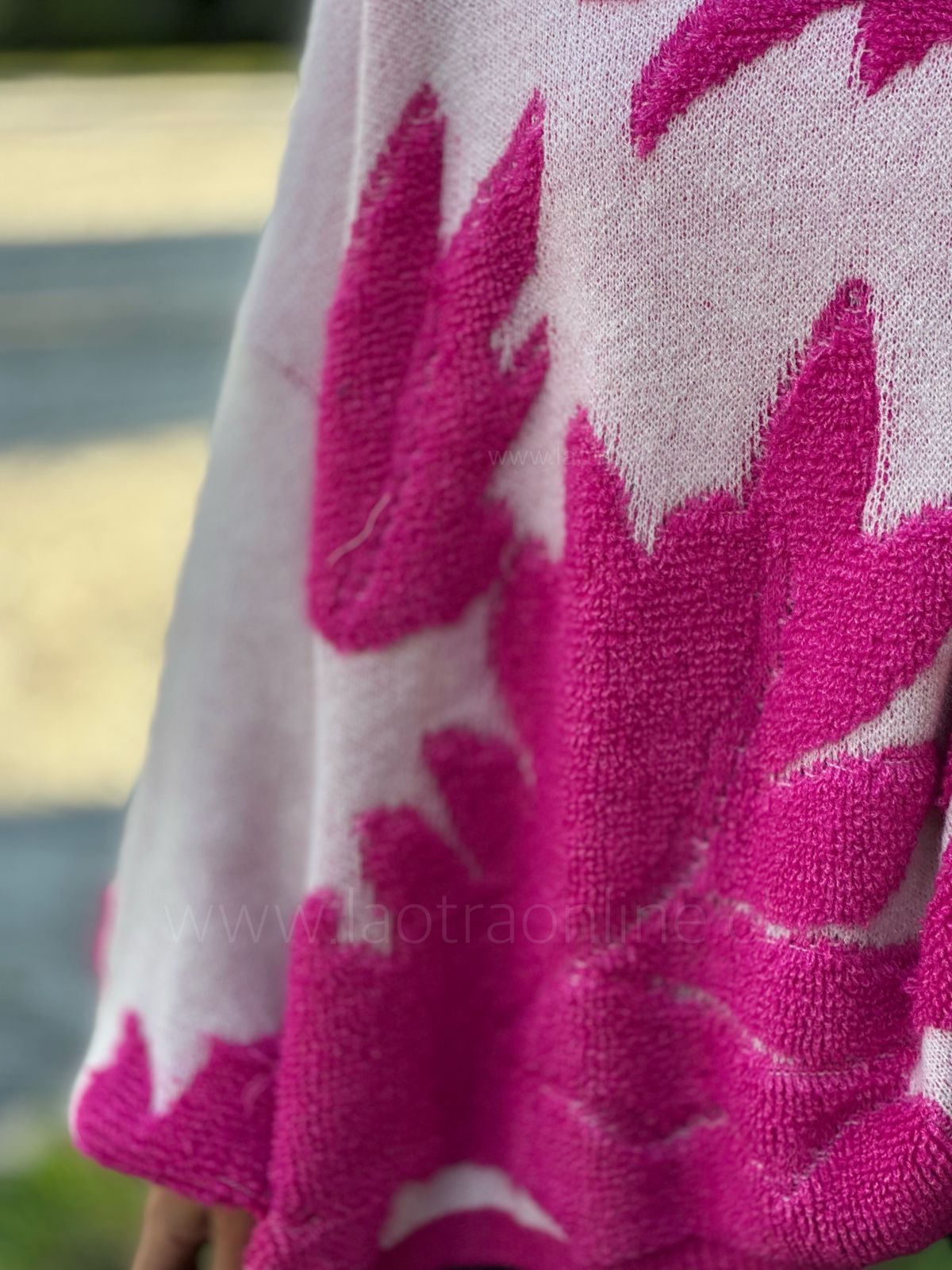 Sweater Oversize Bogotá fucsia