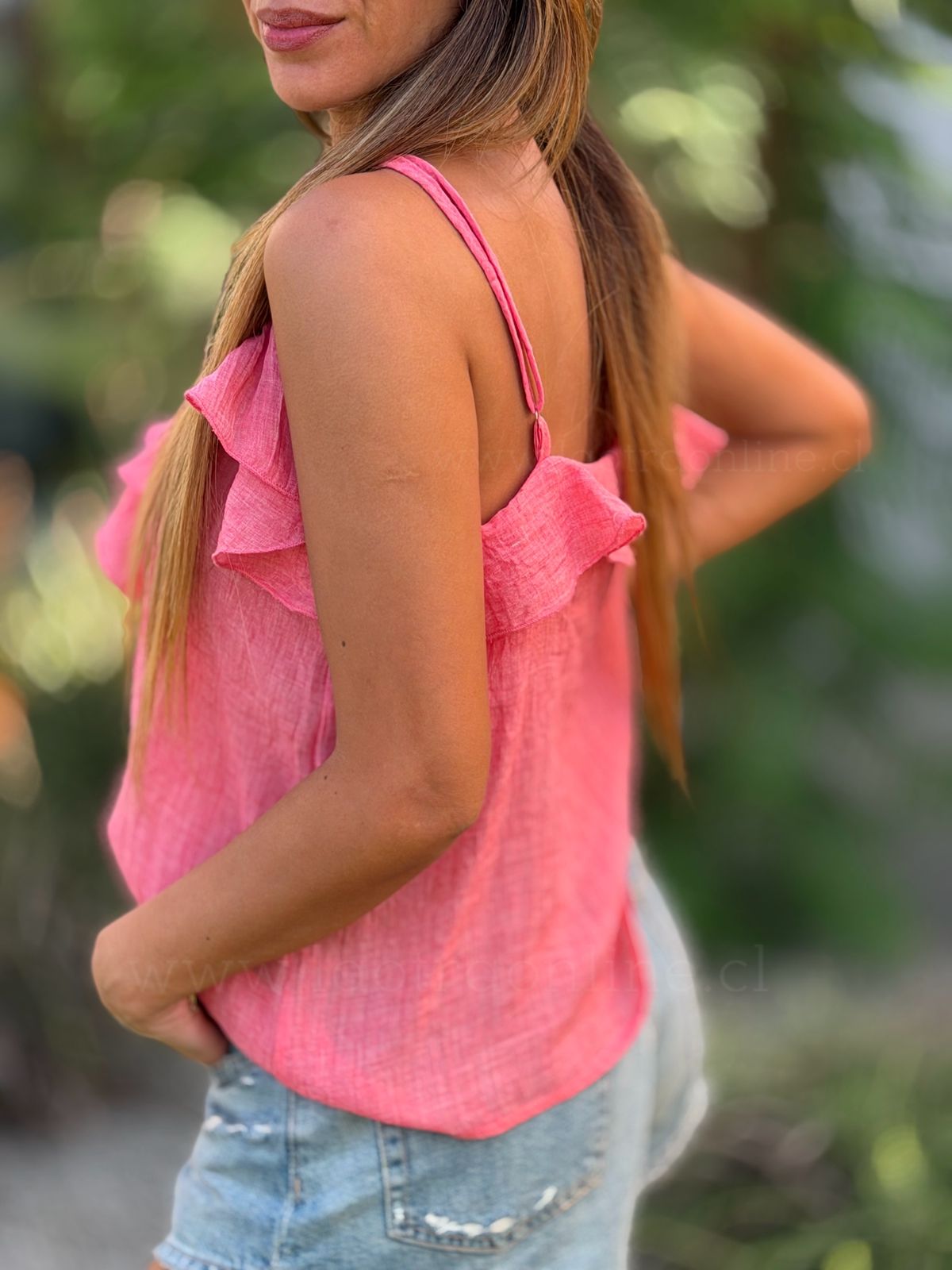 Polera Vuelitos coral