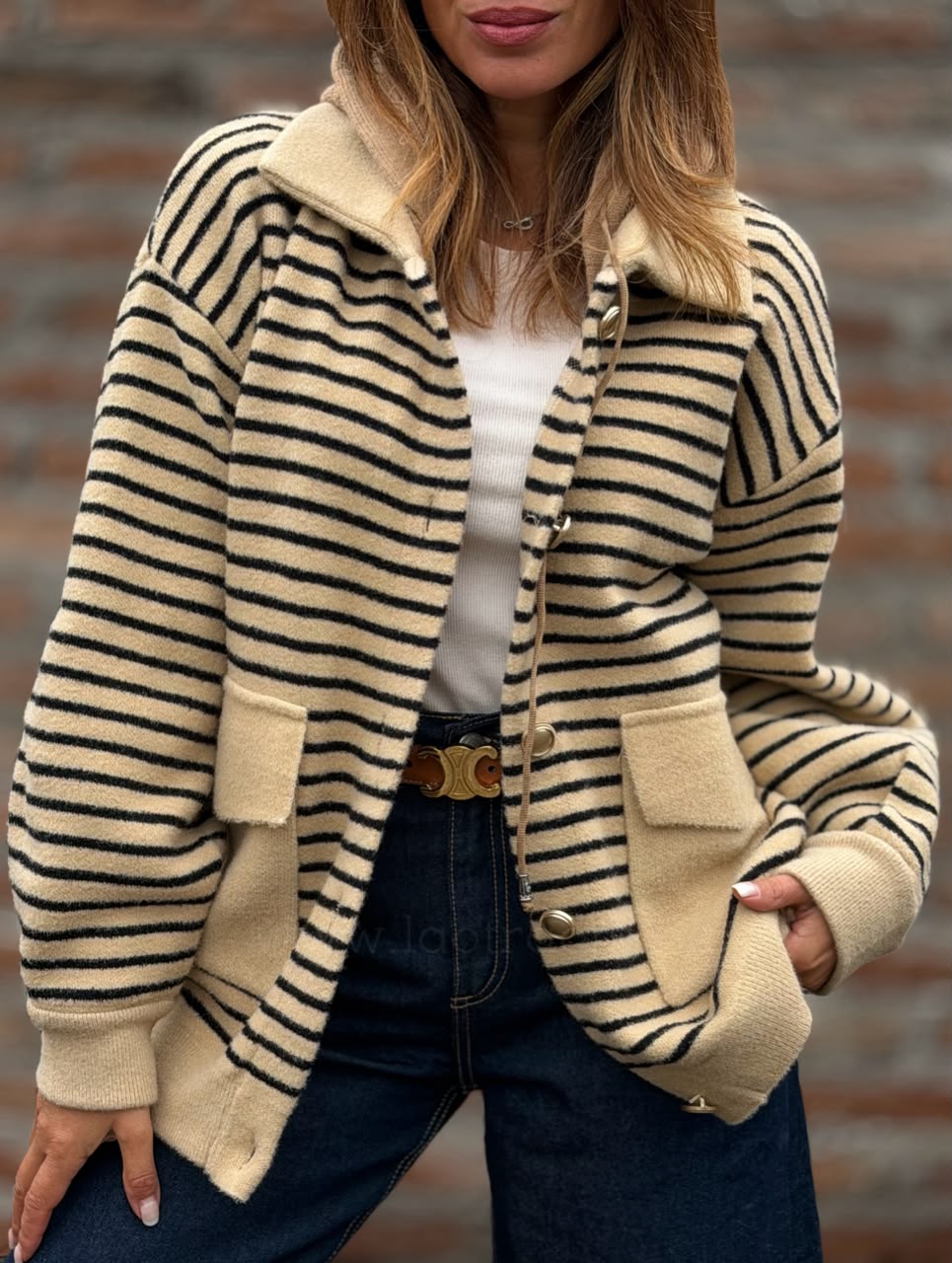 Abrigo/Bomber Mia camel