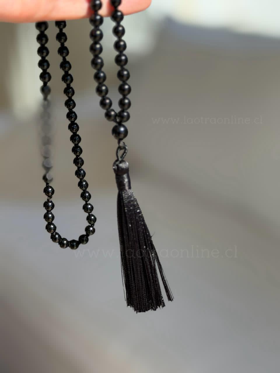 Colgante Borla negro