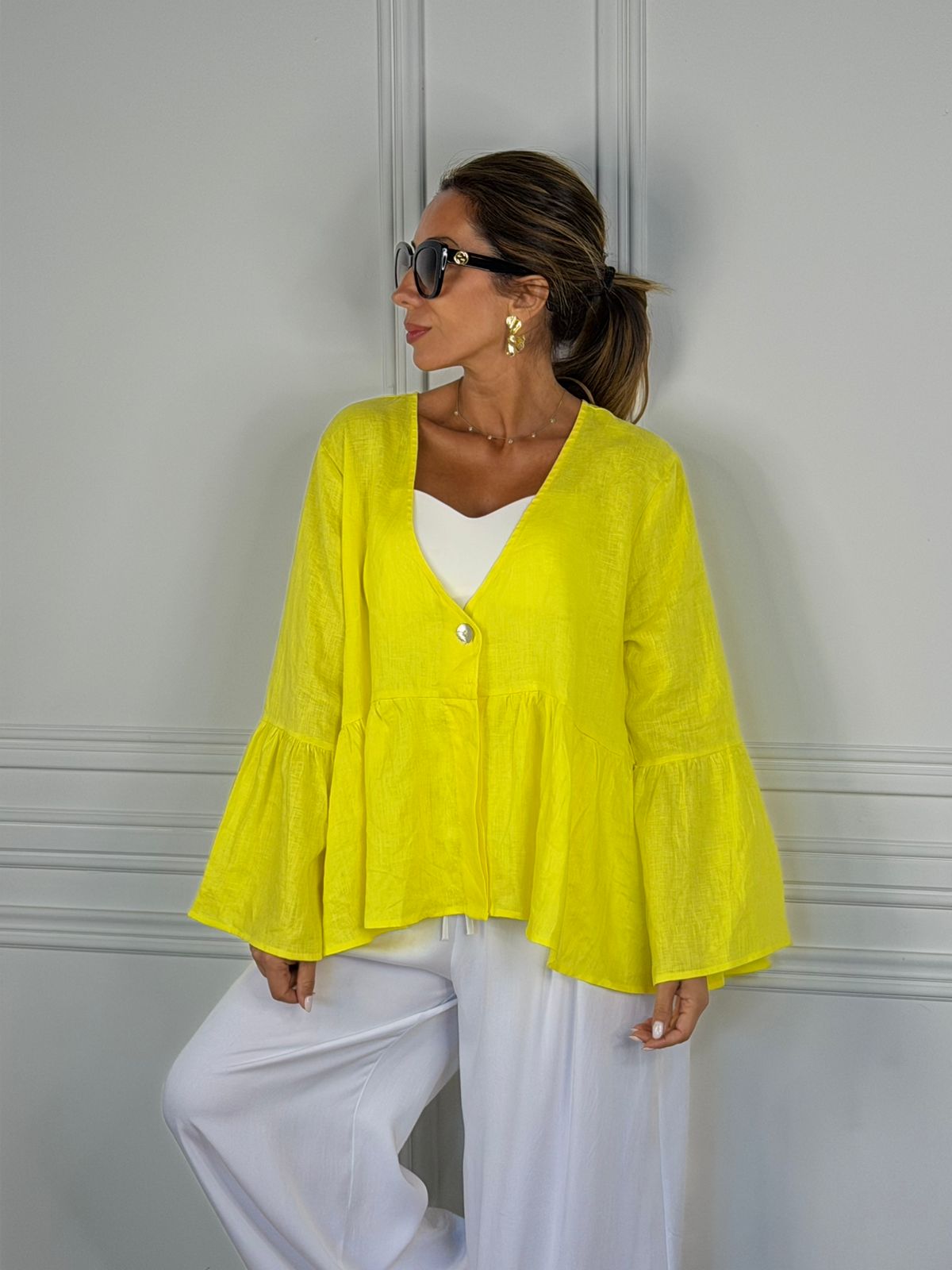 Blusón Cruzeiro amarillo