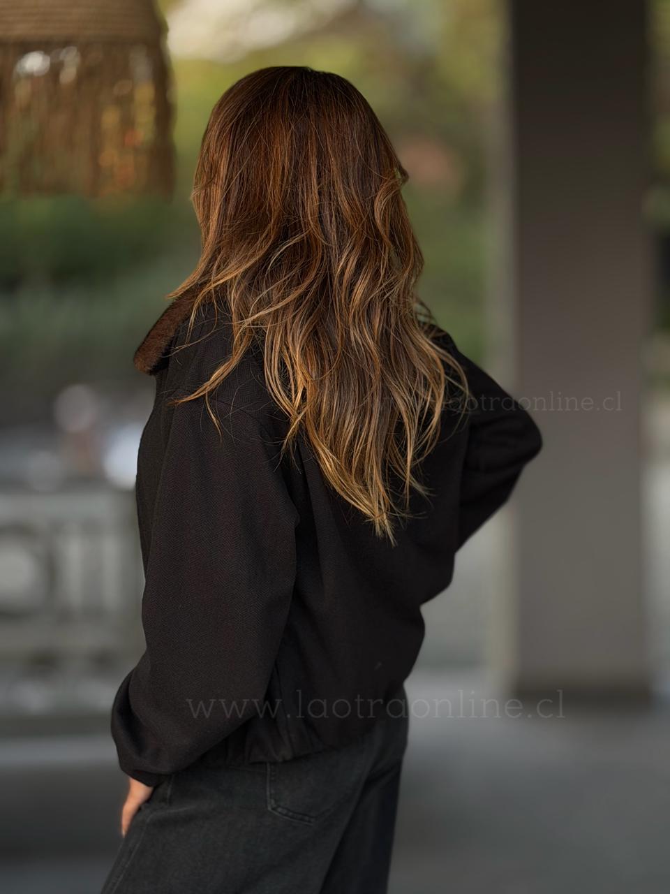 Chaqueta globo Maryland negro