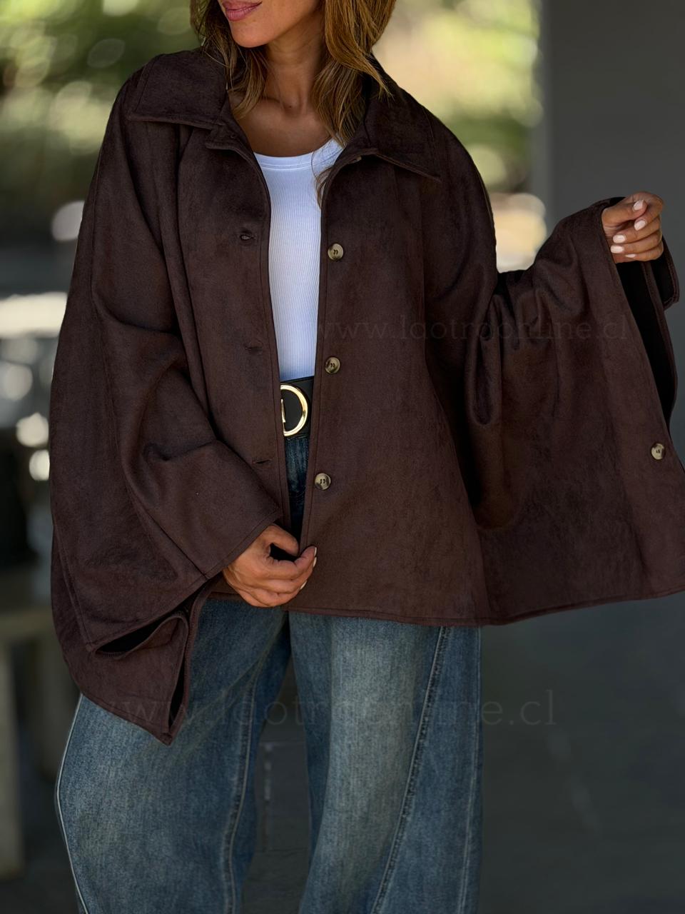 Capa Gamuza Italiana choco