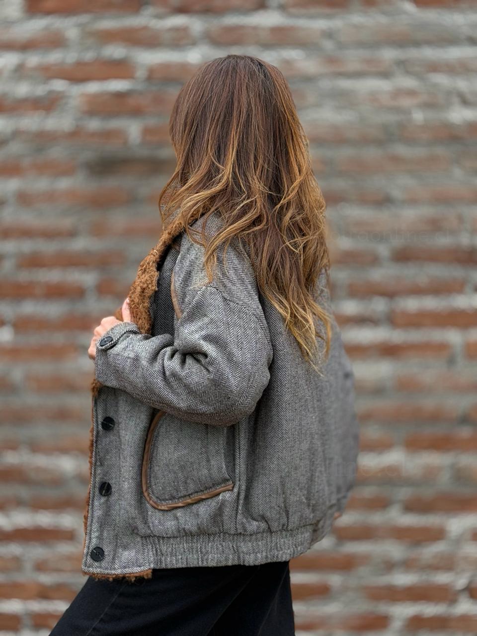 Chaqueta Texas gris/toffe