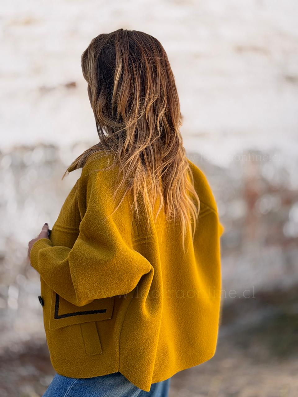 Abrigo Isabel mostaza