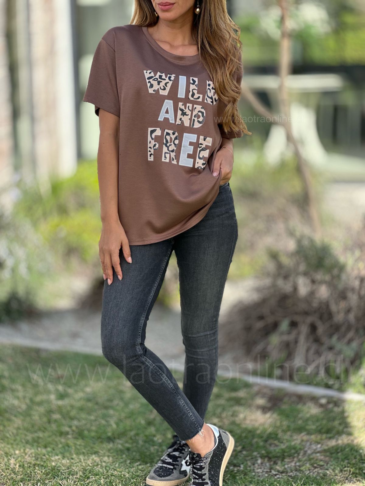 Polera Wild choco