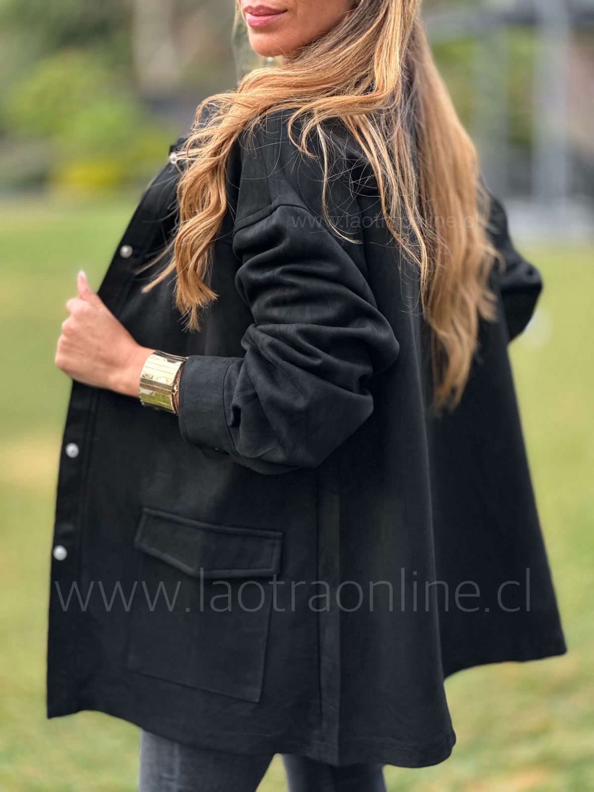Sobrecamisa La plata negro