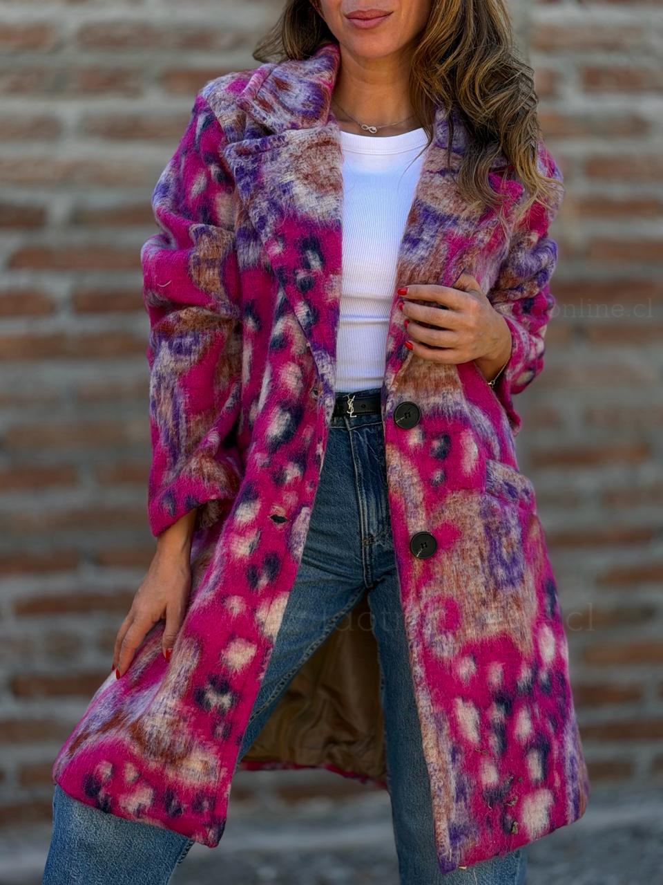 Abrigo Florencia fucsia