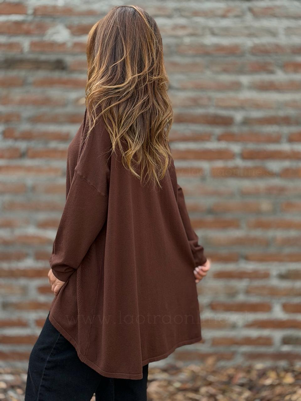 Oversize Top choco