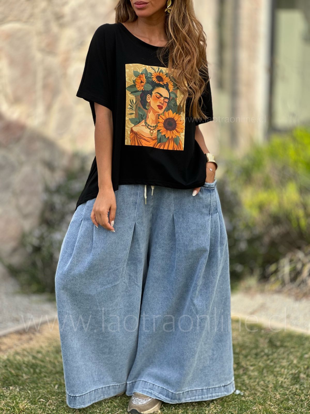 Polera Frida negro