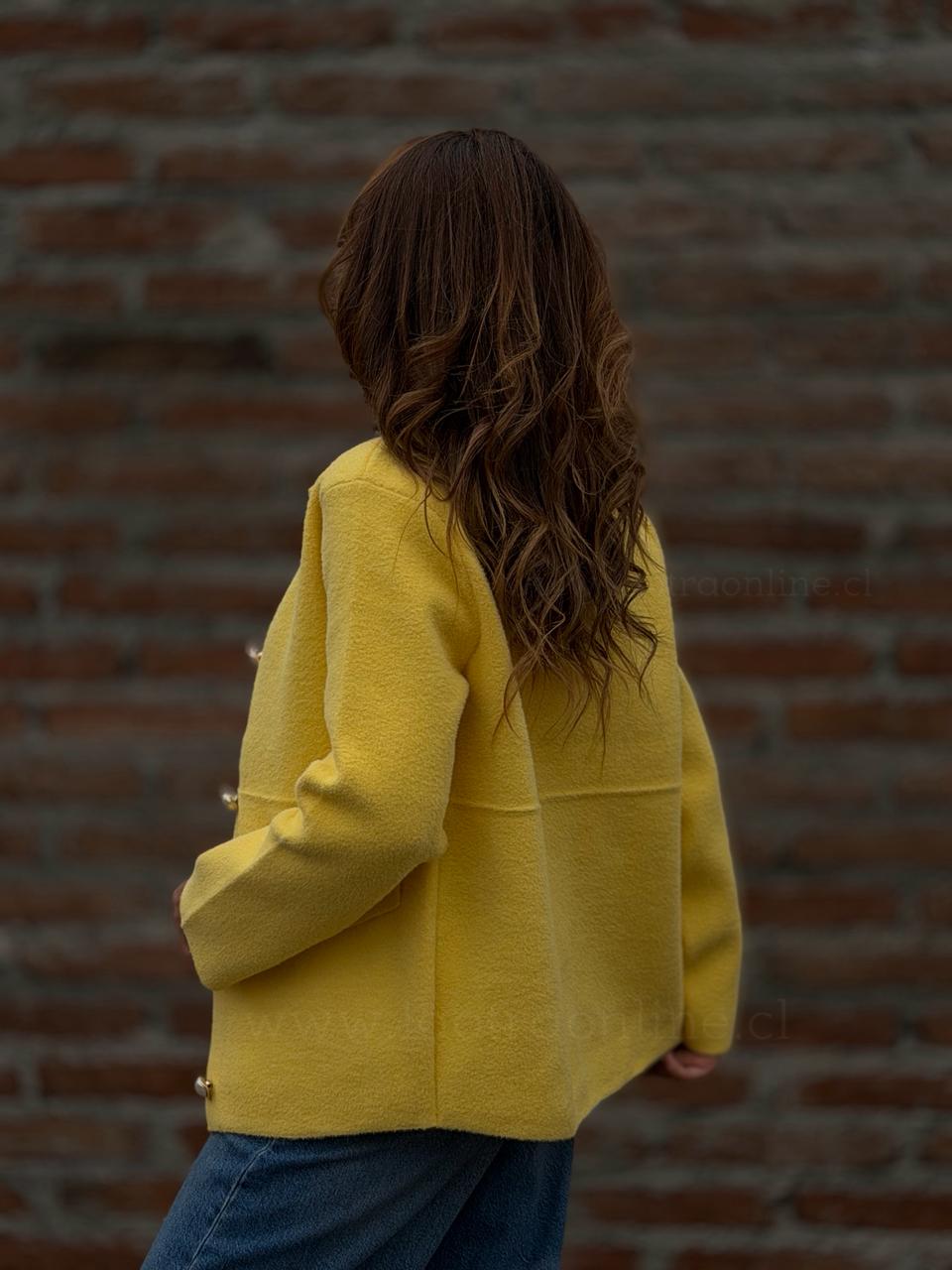 Abrigo Princesa amarillo
