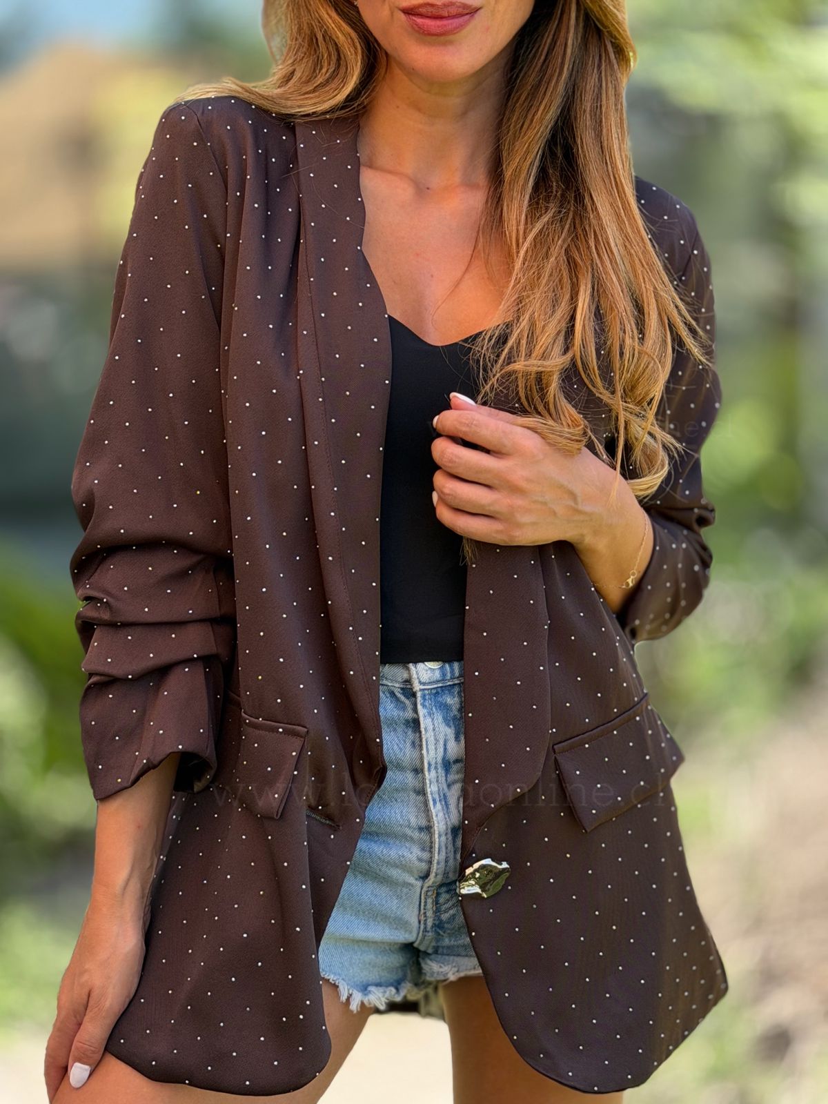 Blazer Monarca choco