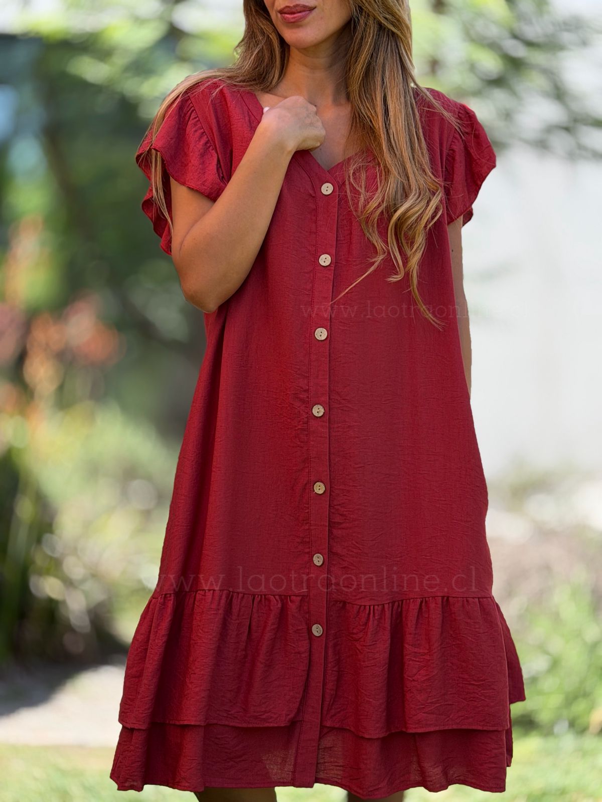 Vestido Vuelitos rojo