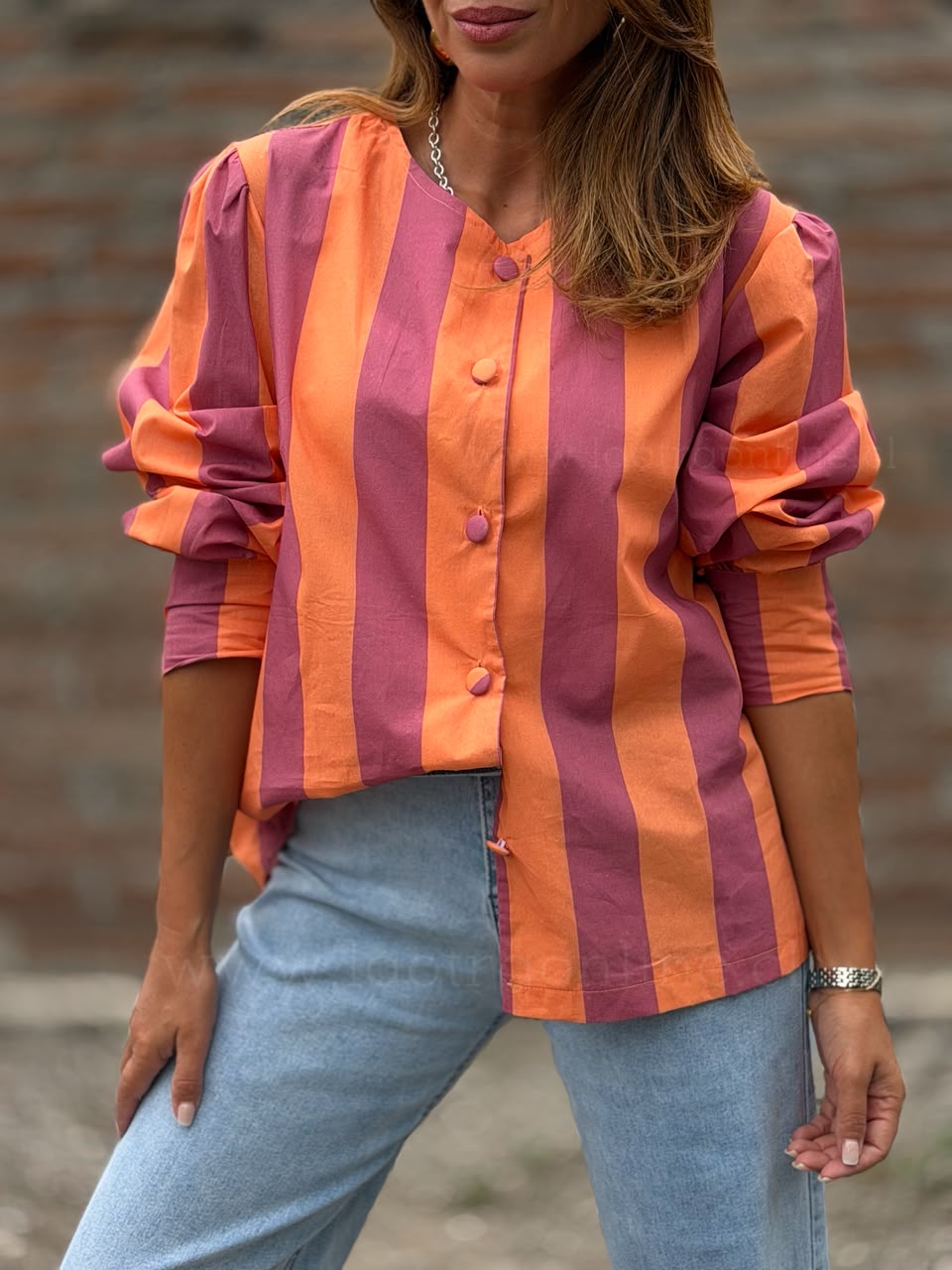 Blusa Roma naranja