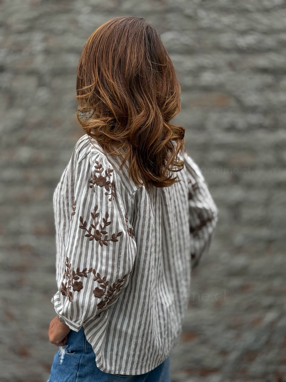 Blusa Mar del Plata marrón