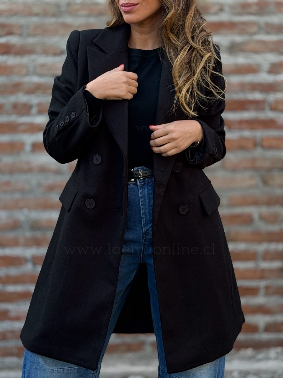 Abrigo Majestuoso negro