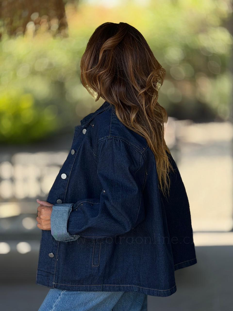 Chaqueta Top azul