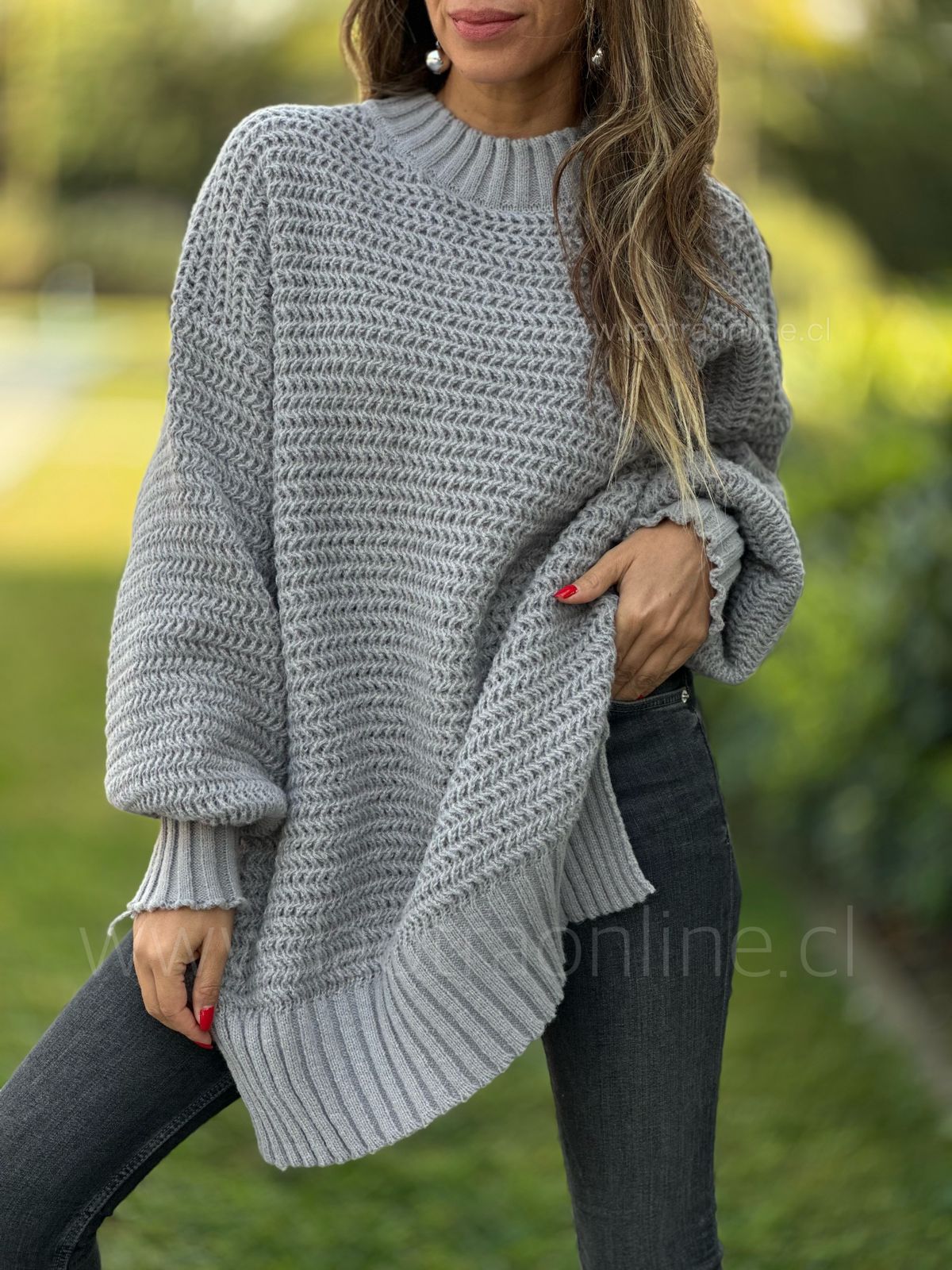 Oversize Kansas gris