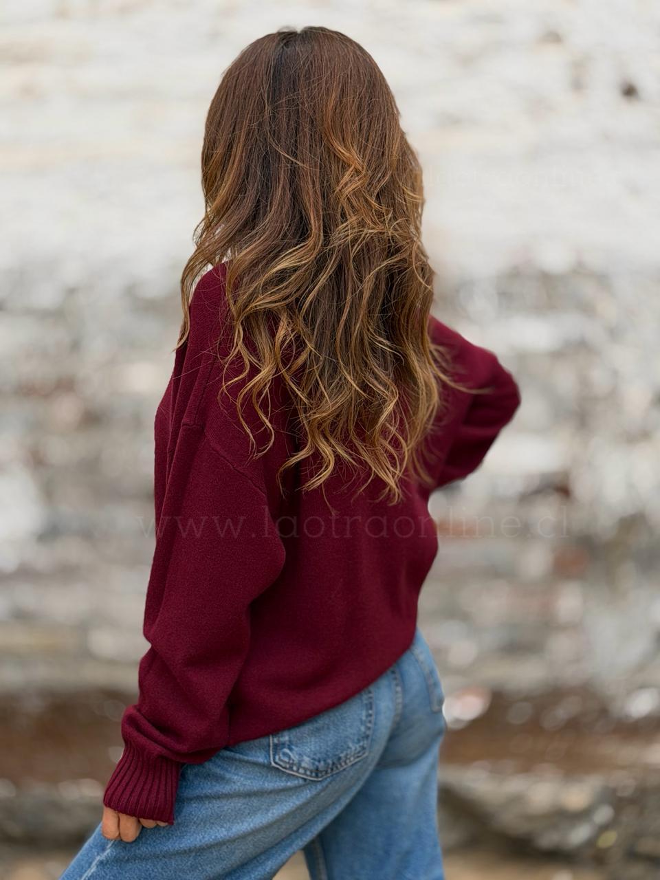 Sweater Milán cherry