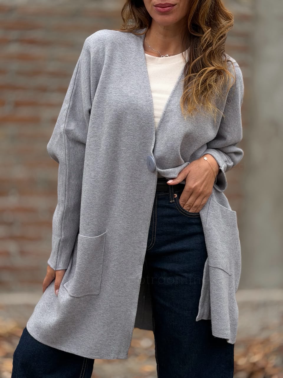 Chalecón Maravilla gris