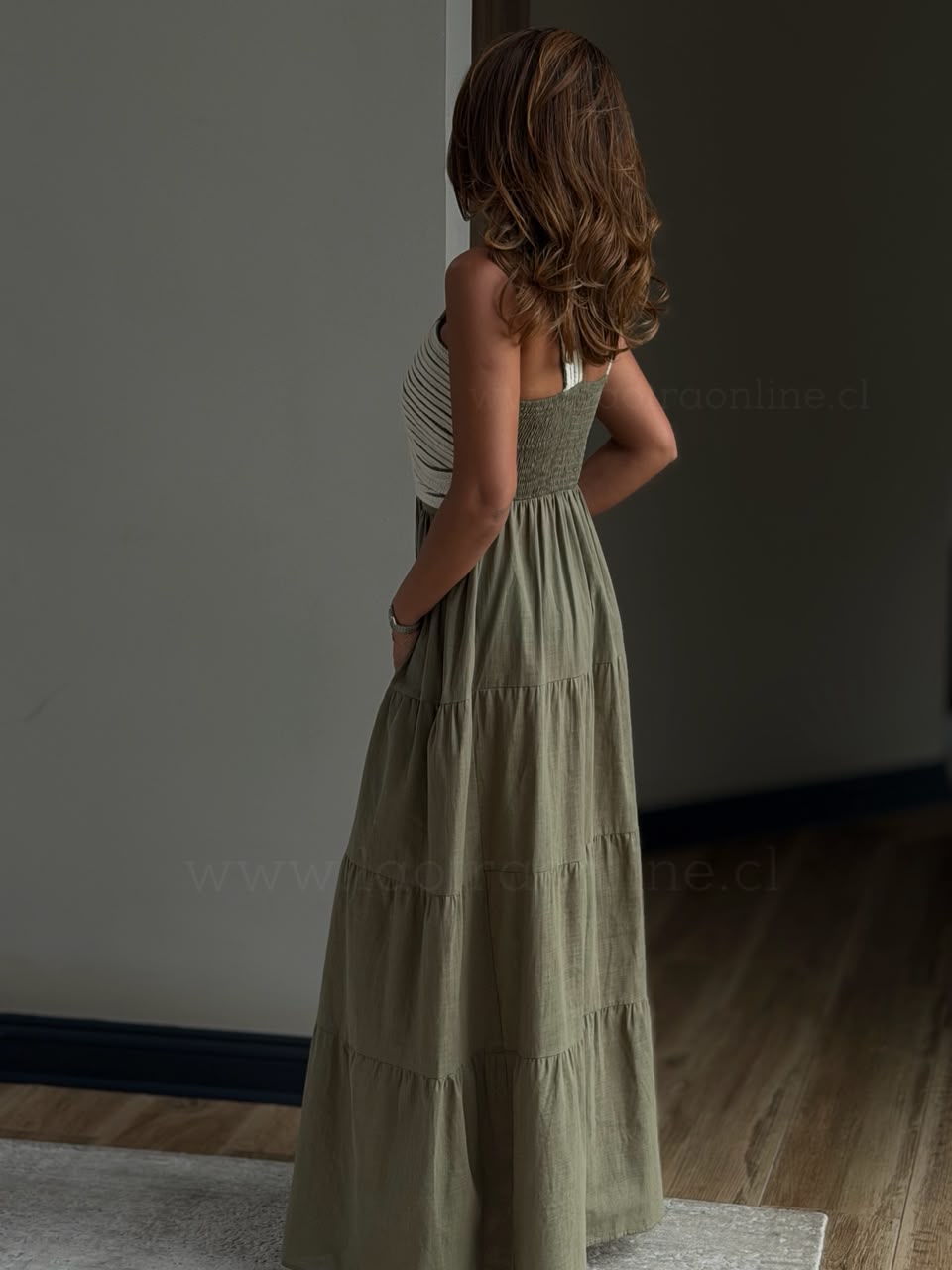 Vestido Jamaica olivo