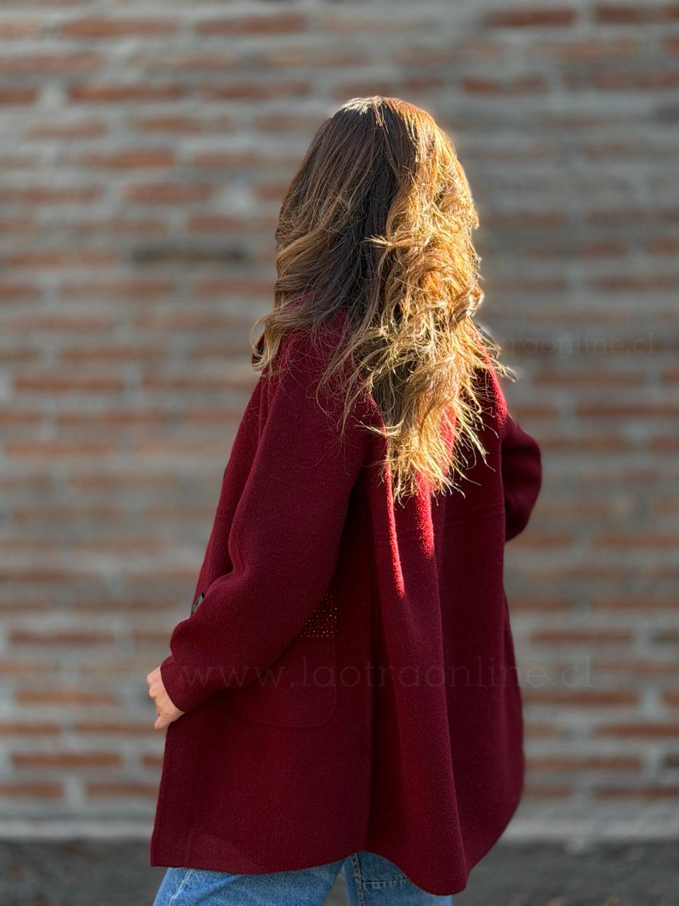 Abrigo/Montgomery Glamour vino