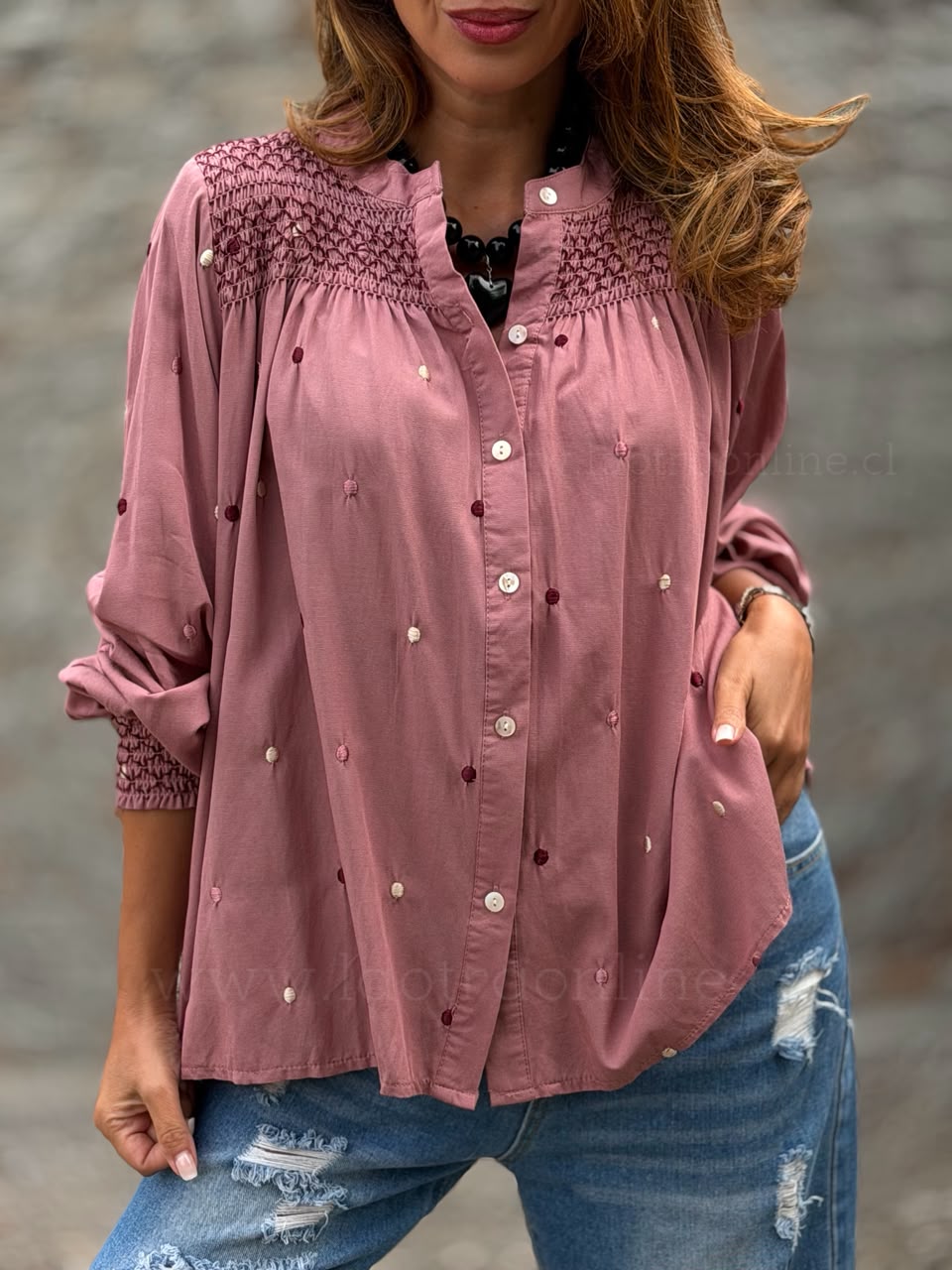 Blusa Eleanor rosa