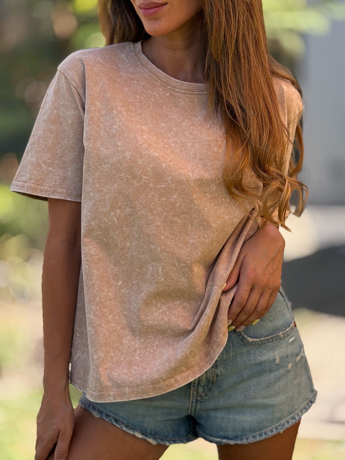 Polera Meli camel