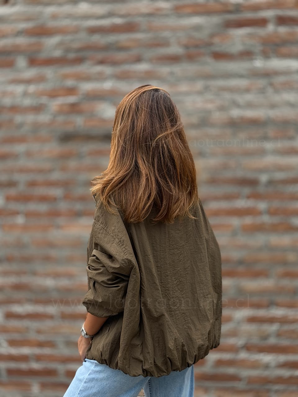 Chaqueta Noruega choco/olivo
