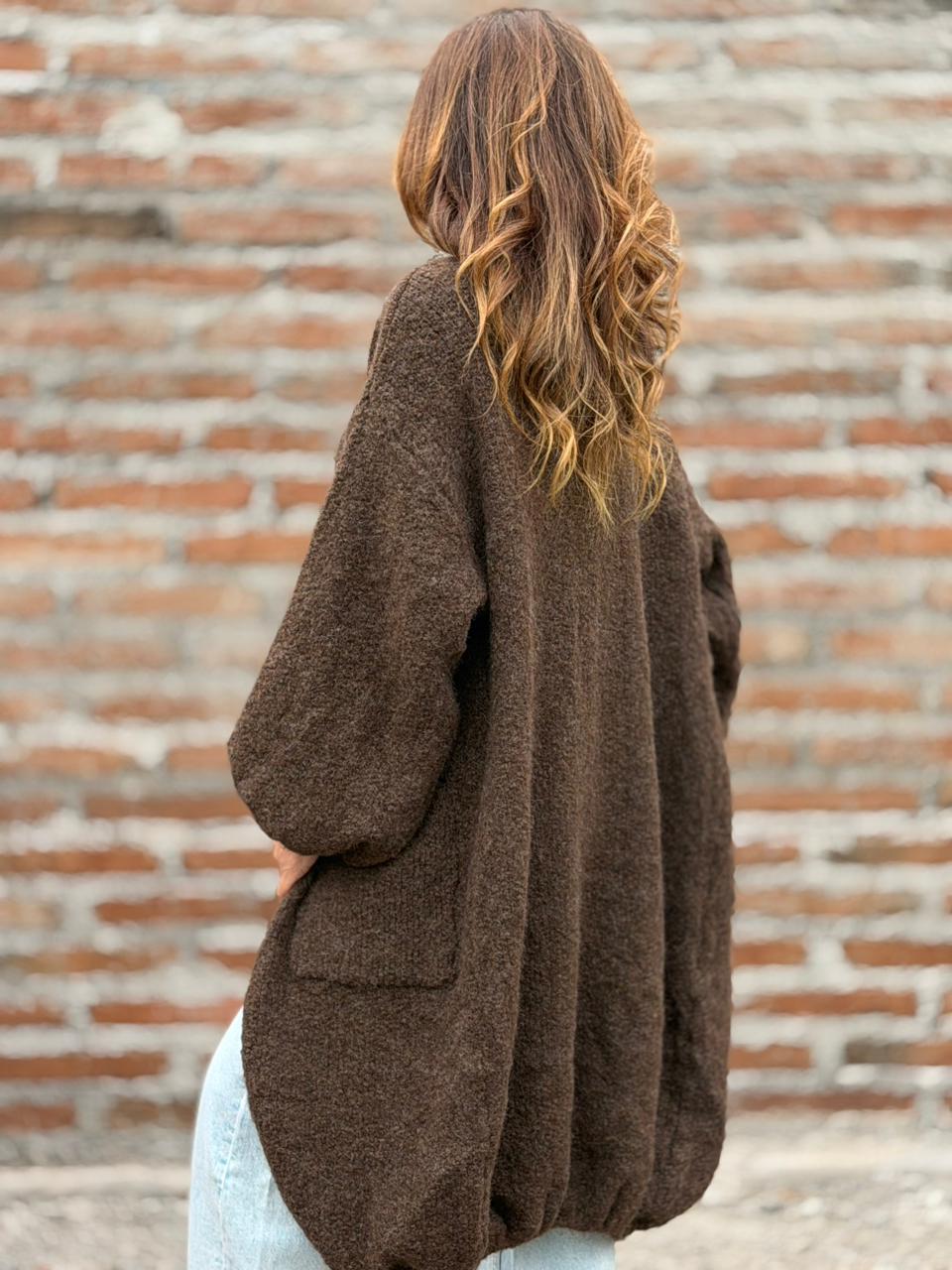 Cárdigan Parisino marron