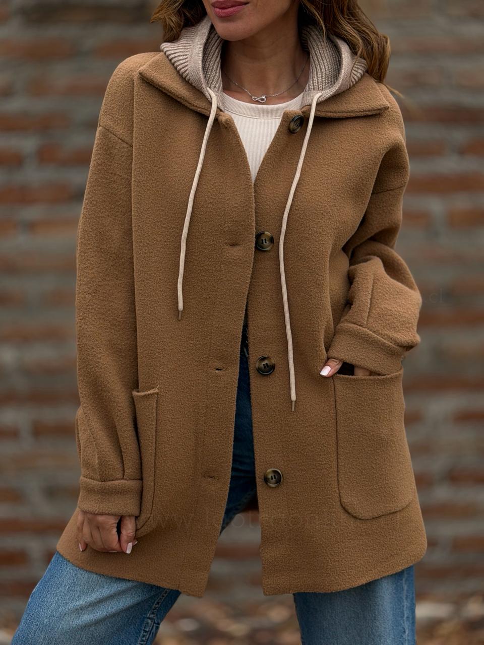 Abrigo Columbia toffe