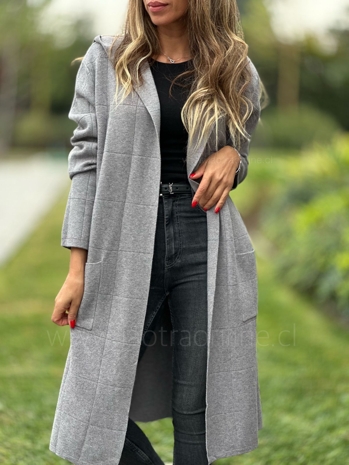 Cárdigan Castelli gris