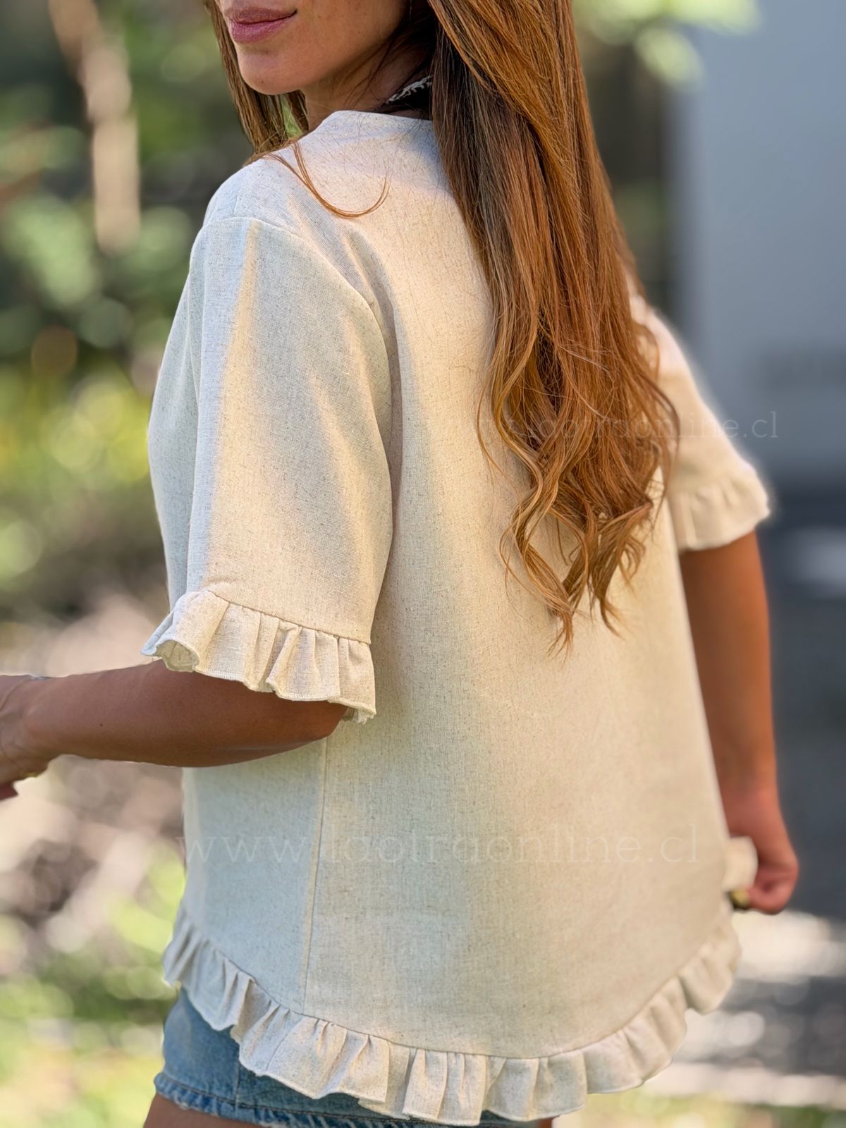 Blusón Copacabana blanco