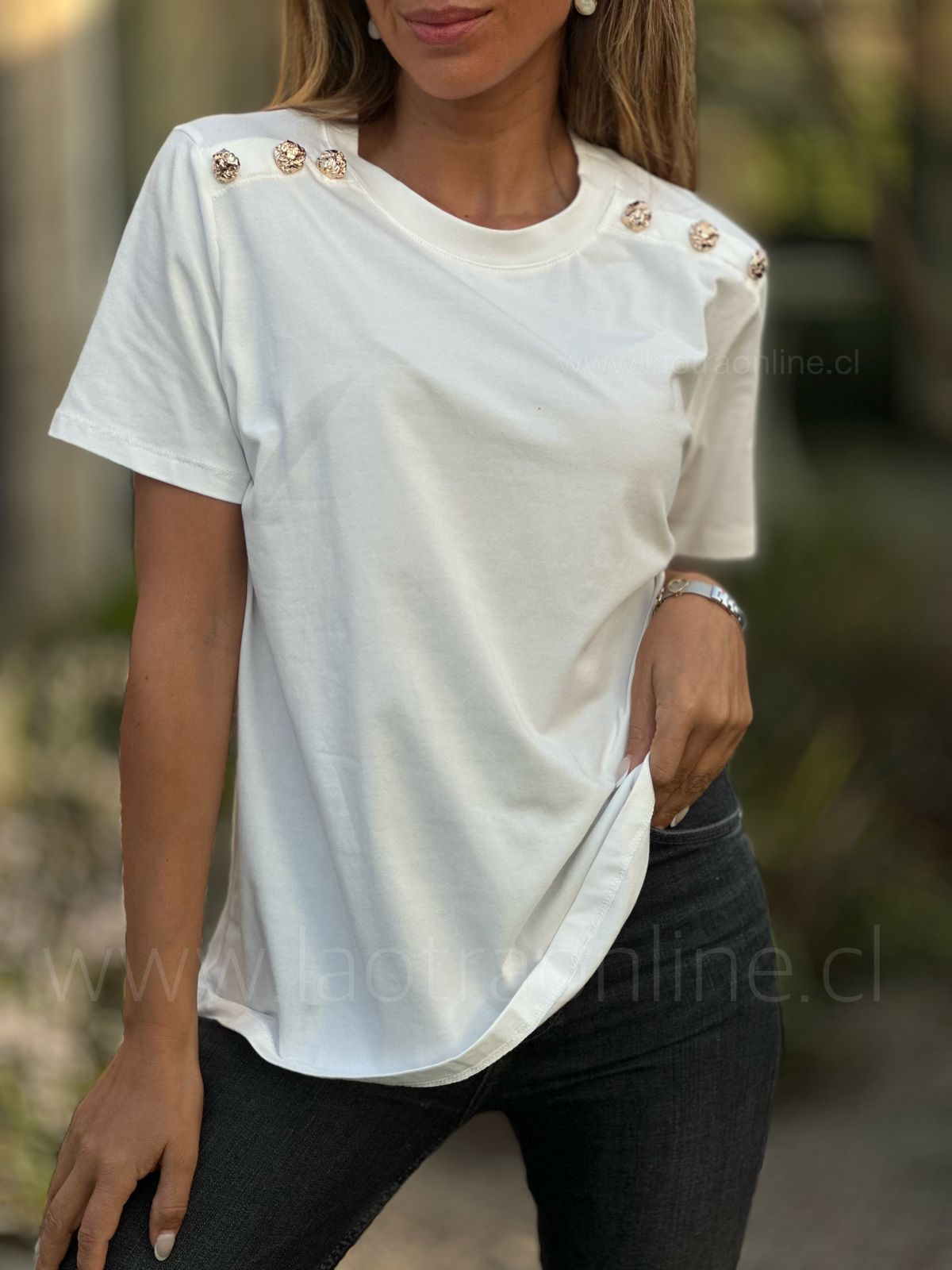 Polera Barbados blanco