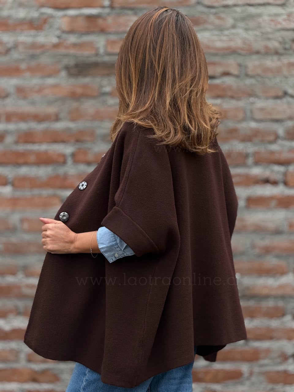 Chalecón/capa Premium marrón